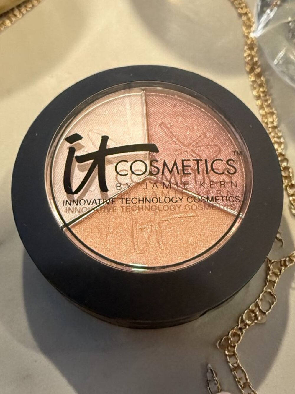 iT Cosmetics Luxe High Performance Eyeshadow Trio " Pretty in Amber" - NEW